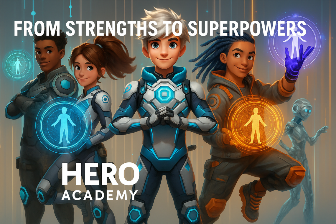 From Strengths to Superpowers HERO Academy Transformation Model Credit HERO Academy Ascendium Group