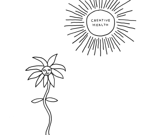 Creative Health illustration by David Shrigley