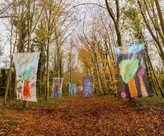 Photo. Credit: The Fantastical Forest, an on-going public art project celebrating creativity, nature and community. © Cambridge Curiosity and Imagination, 2022